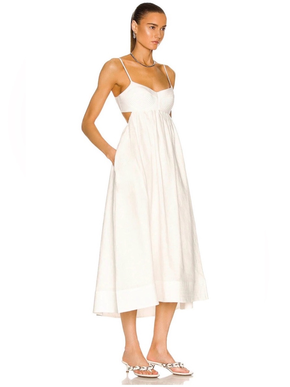 Zimmermann Rosa Bralette midi dress size 0 - Picture 5 of 17